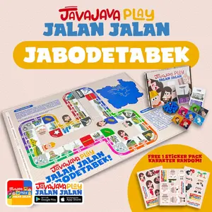 Monopoli versi Jabodetabek Fullset, Javajava Play Jalan Jalan, Board Game Lokal, Main dengan Aplikasi dengan fitur NFC