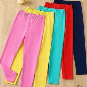 LEGING ANAK PEREMPUAN/LEGING ANAK BAHAN SEPANDEK JERSEY POLOS