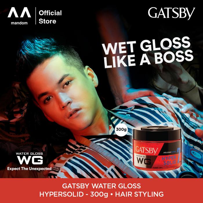 Gambar GATSBY Water Gloss Hyper Solid 300g dari Mandom Indonesia Kota Administrasi Jakarta Barat Tokopedia