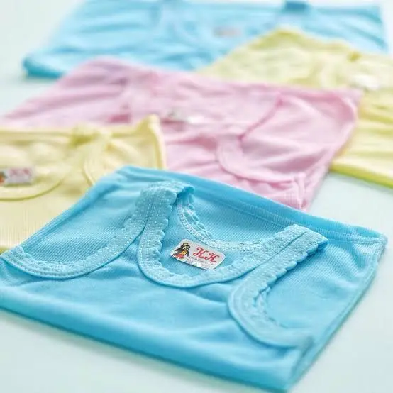 LIBBY VELVET JUNIOR Singlet / Kaos Dalam Bayi / Baby| Baju Bayi / Perlengkapan Bayi Baru Lahir 6