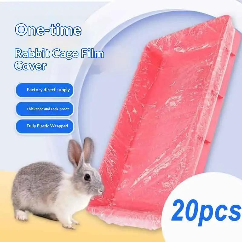20 miếng thỏ dùng lần vật nuôi trong chuồng tấm thảm nhựa tray lớp phủ phim có…