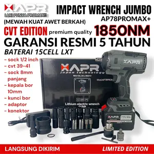 Impact Wrench 1850NM PEMBUKA BAUT APR  AP78 PROMAX+ Pembuka roda ban motor mobil truck cvt