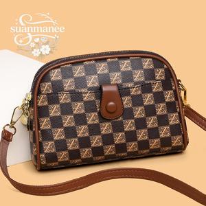 กระเป๋าสะพายข้างและไหล่มินิ, สำหรับผู้หญิง, ลายสก๊อต, ผ้าพรีเมี่ยม, สไตล์ใหม่, ราคาไม่แพง, หรูหรา, สไตล์วินเทจ, มีสไตล์, ซิปปิด, มัลติฟังก์ชั่น, เหมาะสำหรับของขวัญวันเกิด, สินค้าขายดี, สไตล์คนดัง, แสดงความสง่างามของคุณ