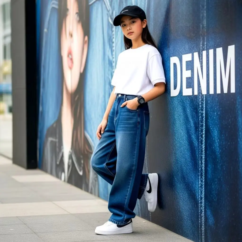 Retro Dark Blue Wisker