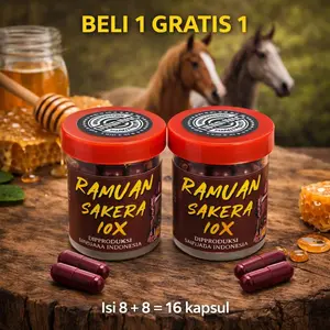 BELI 1 GRATIS 1 Madu SAKERA Isi 8+8 Kapsul - Madu Bubuk Herbal Untuk Kesehatan - COD Gratis Ongkir