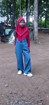 Product Review of Hanila Baju Kodok Anak Kulot Jeans Umur 5-15tahun from s**a c**x 1