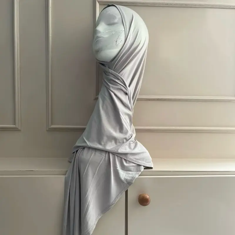 Jilbab Instan Belakang Oval Bahan Cotton Rayon Merk Jasmine / Kerudung  Muslim 7