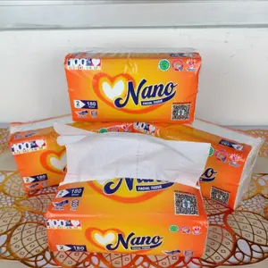 NANOKU ( PAKET 10 PACK 180 SHEET) FACIAL TISU HALUS DAN LEMBUT
