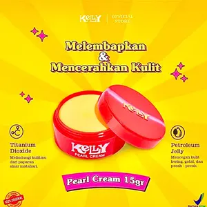 Kelly pearl cream 5gr|15g melembabkan mencerahkan kulit|original BPOM