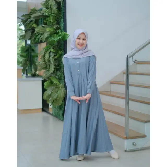 GAMIS ANAK REMAJA PEREMPUAN CRINGKLE USIA 9 -10-12 13-14-15-16 TAHUN ALIKA DRESS GAMIS ANAK TANGGUNG / GAMIS ANAK TERBARU / COD Airflow Baju Crinkle Jilbab Muslim Panjang Syari 2025 3