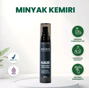 Minyak Kemiri Kelaya 50ml - Haircare, Menyuburkan, Menghitamkan, Melembabkan - Ketombe