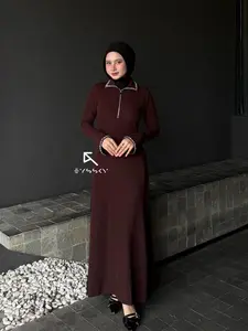 E Y S S K Y - Callista Payet Long Dress Knit Fitted Body vol.2