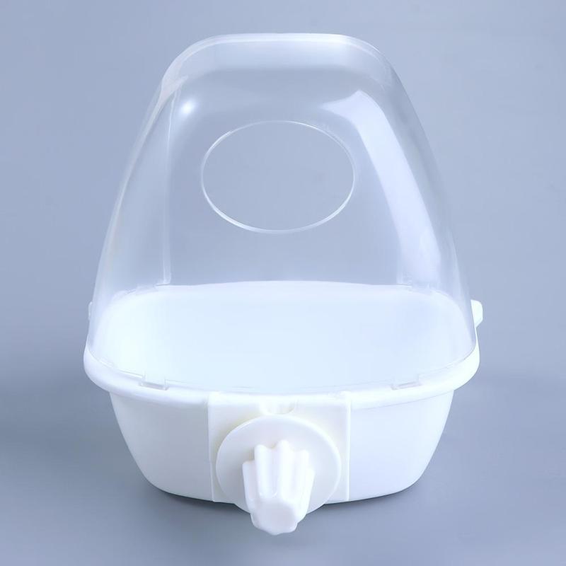 ROSY PETS Splash Proof PP Material Perching Fix on Cage Playing and Eating Bird Cage Decor Parrot Supplies Birds Watering Bowl Bird Food Container Bird Feeder 6