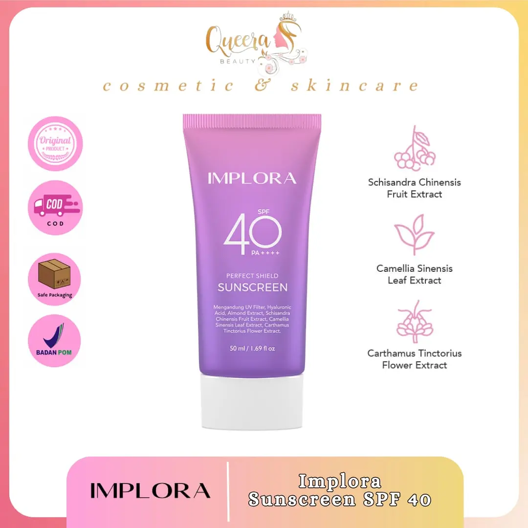 IMPLORA PERFECT SHIELD SUNSCREEN SPF 40 PA+++