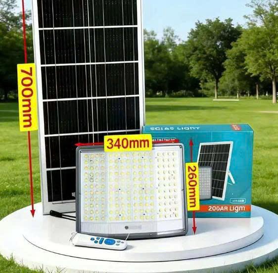Đèn chiếu sáng LED siêu sáng chạy bằng năng lượng mặt trời, mẫu mới 2026, dùng…