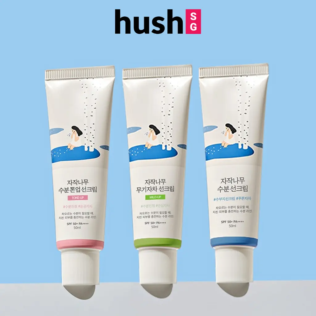 ROUND LAB Birch Juice Moisturizing Sunscreen SPF50+ PA++++ - 50ml - Mild-Up / Original / Tone-Up