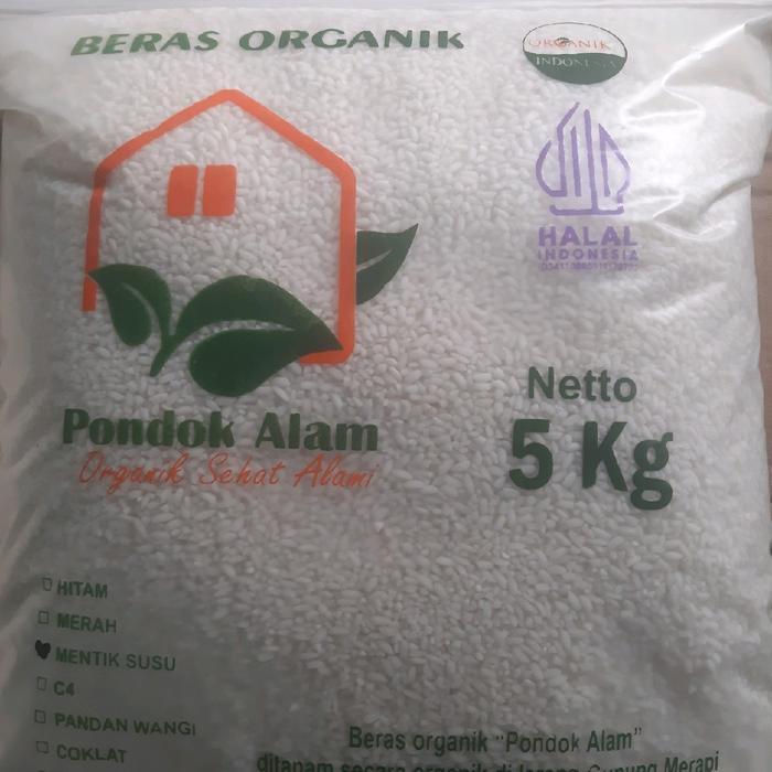 Gambar Beras Menthik Susu Organik "PondokAlam" 5kg dari Pondok Alam Kab. Sleman Tokopedia