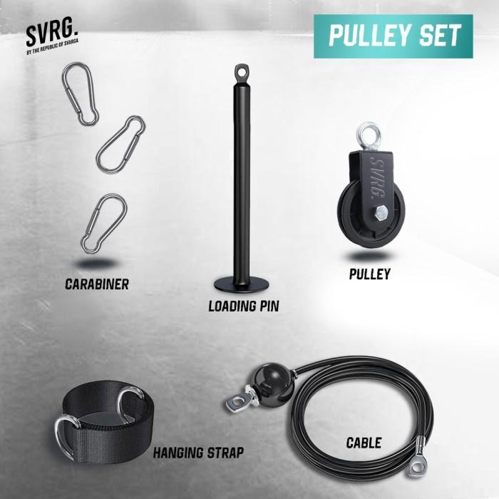 Svarga Cable Pulley Set - Home Gym Pulley Cable Machine - Tricep Bicep 7