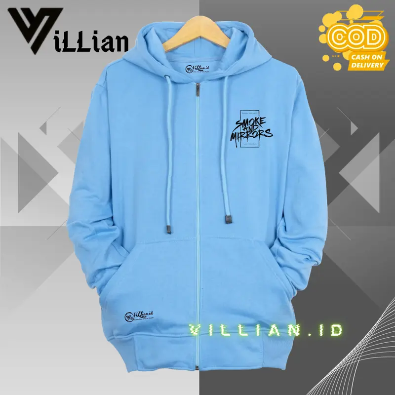 [ BISA COD ] SWEATER HOODIE ZIPPER RESLETING  PRIA/WANITA BANDUNG Distro Fleece Tebal 5