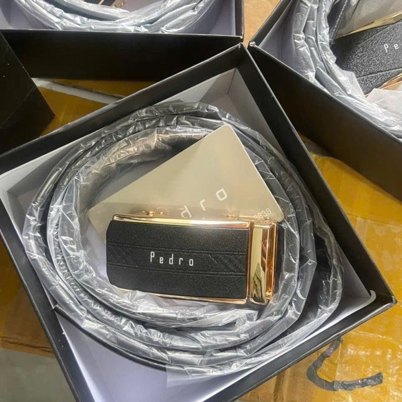  Độc quyền Kimtronsalan Thắt Lưng Nam Da Trơn Có hộp TL03 mạ vàng 