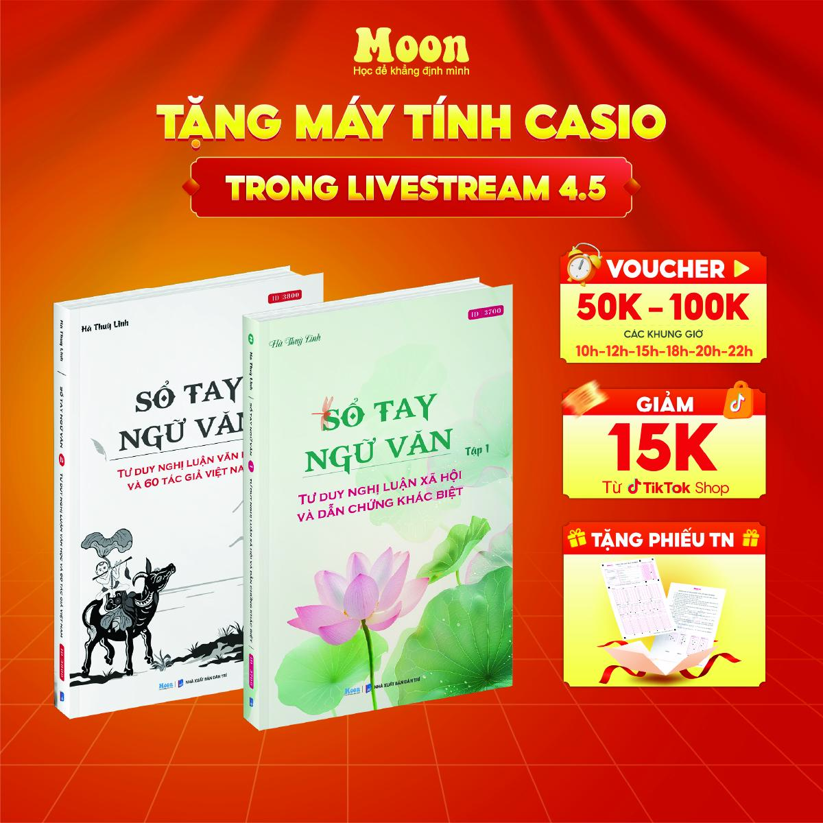 Sổ tay ngữ văn nghị luận xã hội và nghị luận văn học Moonbook