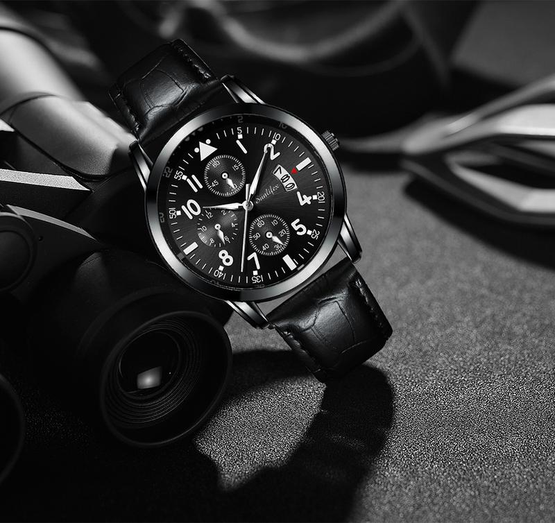Product Introduction of Sunlifex Jam Tangan Pria Original Anti Air Kuarsa Tali Kulit Jam Tangan Cowok  Watches  SL7004 18