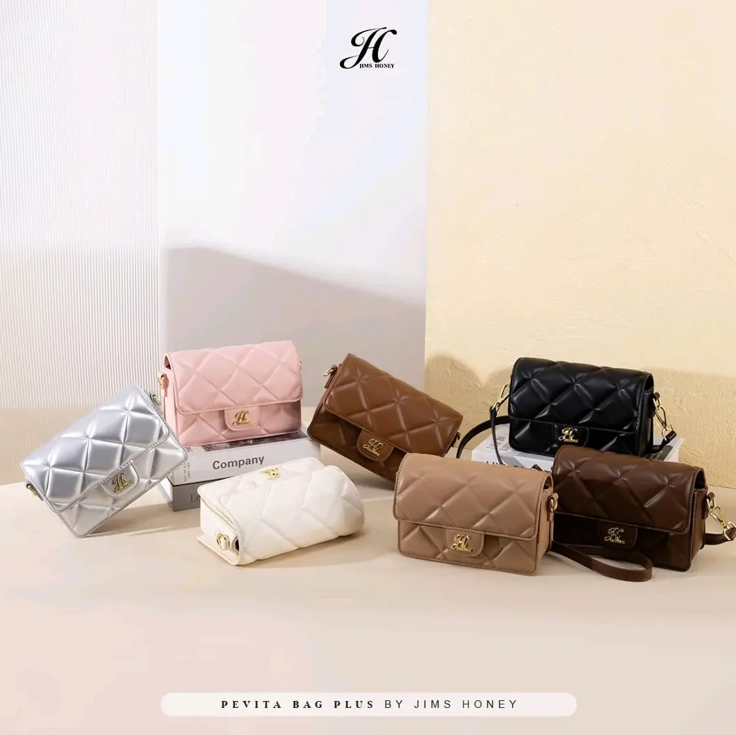 Jims Honey Pevita Bag Plus Tas Selempang Wanita Cewek Sling Bag shoulder Bag Import Murah Kulit