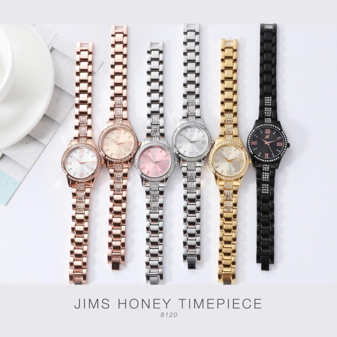 JIMS HONEY JAM TANGAN WANITA 8120 (FREE BOX + BATERAI)