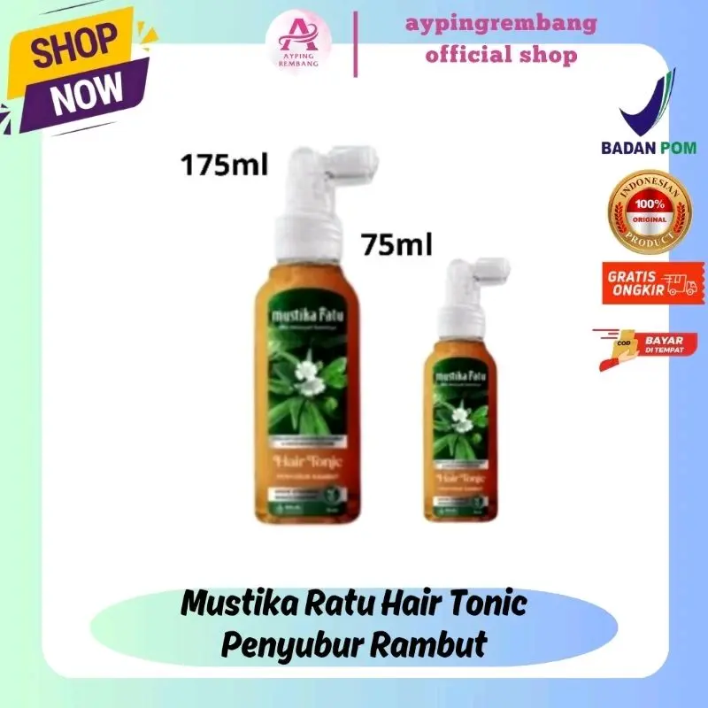 Mustika Ratu Hair Tonic Penyubur Rambut 75 ml / 175ml 0