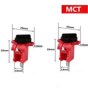 2pcs Circuit Breaker Lock MCB Miniature Molded Case Insulated Isolation Lock Switch Industrial Grade Circuit Breaker - MCT