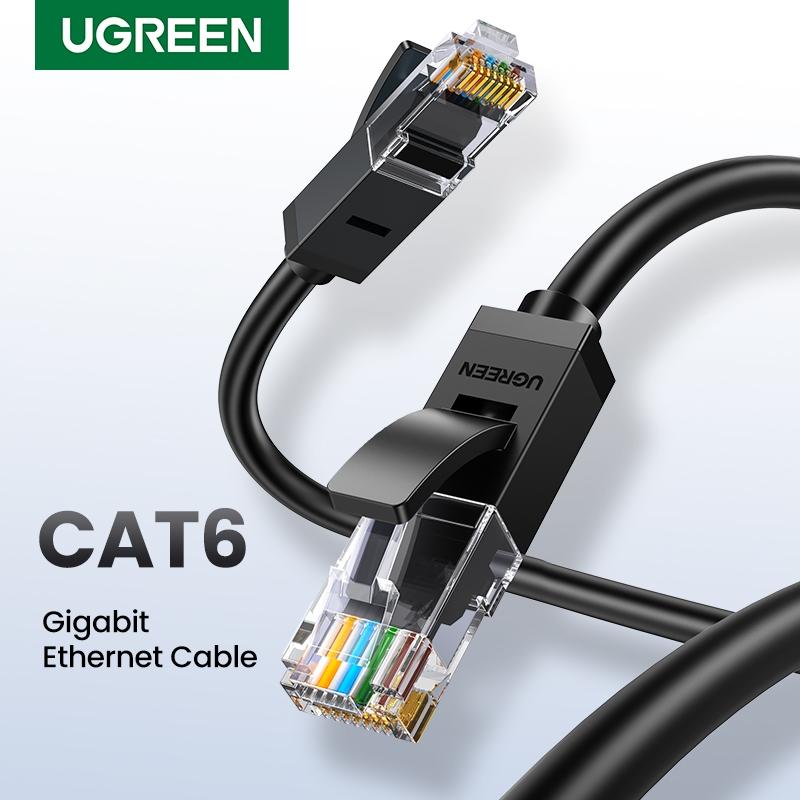 UGREEN CAT6 Ethernet Cáp phẳng / tròn Cat6 Lan Cáp UTP RJ45 Dây mạng Lan Cáp…