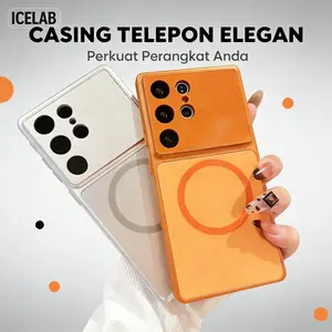 【COD】Casing Ponsel Warna Oranye, Stylish dan Menarik, Cocok untuk Model Samsung S25ultra/S24ultra/S23Ultra /S26ULTRA/S26Plus/S26| Tahan Gores dan Anti Benturan, Kokoh serta Tahan Banting | Mendukung Wireless Charging Magnetik