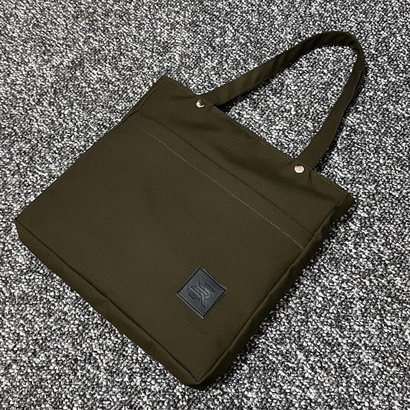 TOTE BAG DOUBLE RESLETING - TAS BAHU TOTEBAG WANITA KANVAS POLOS - TOTE WANITA BANDUNG POLOS - TOTE BAGKANVAS 6