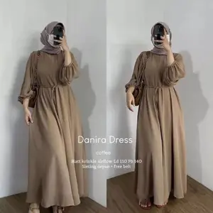 Danira Dress Premium // Gamis Mama Cantik // Gaun Muslimah Modern