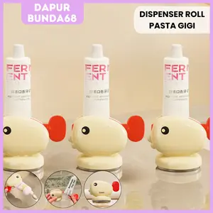 DB68 Toothpaste Squeezer Alat Pemeras Pasta Gigi Stand Dispenser Odol Alat Penjepit Penggulung Pasta Gigi Nyata / Dispenser Alat Klem Rol Pasta Gigi Rol Putar / Alat Ekstrusi Rol Putar Tempat Pemeras Pasta Gigi