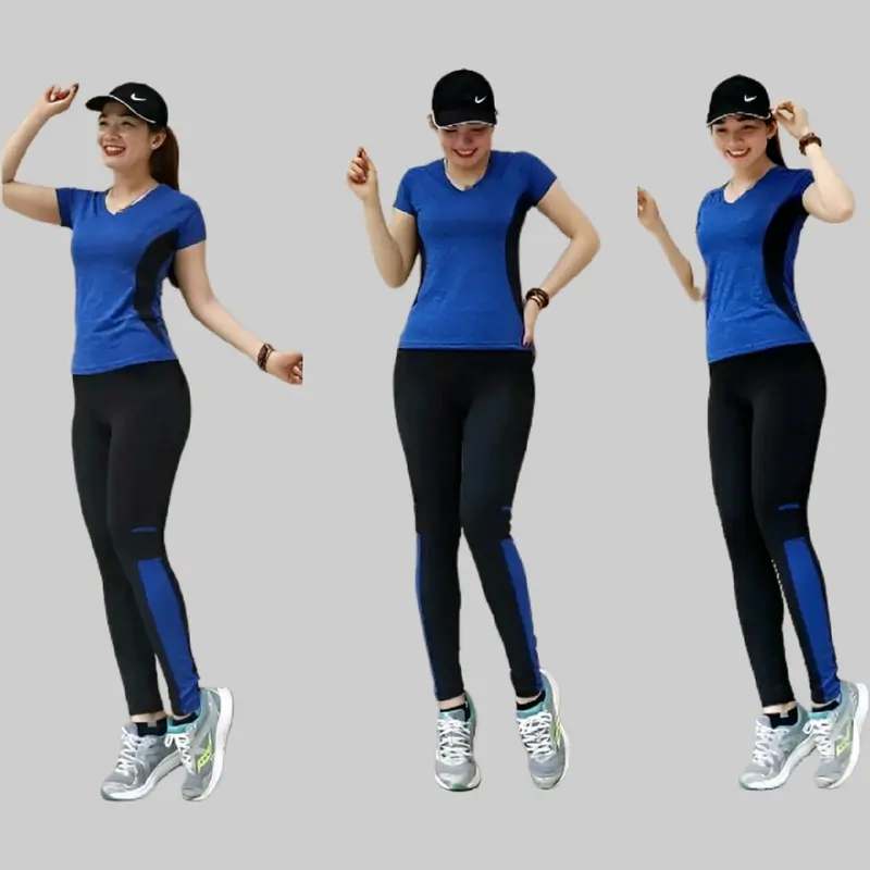 Setelan baju Olahraga Senam Wanita Untuk Zumba, Aerobic, Gym Yoga, Fitness 1