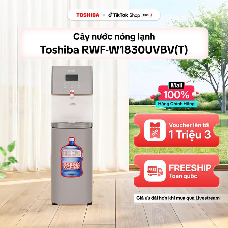 Cây nước nóng lạnh Toshiba RWF-W1830UVBV(T) - Diệt khuẩn bằng tia UV - Điều khiển cảm ứng