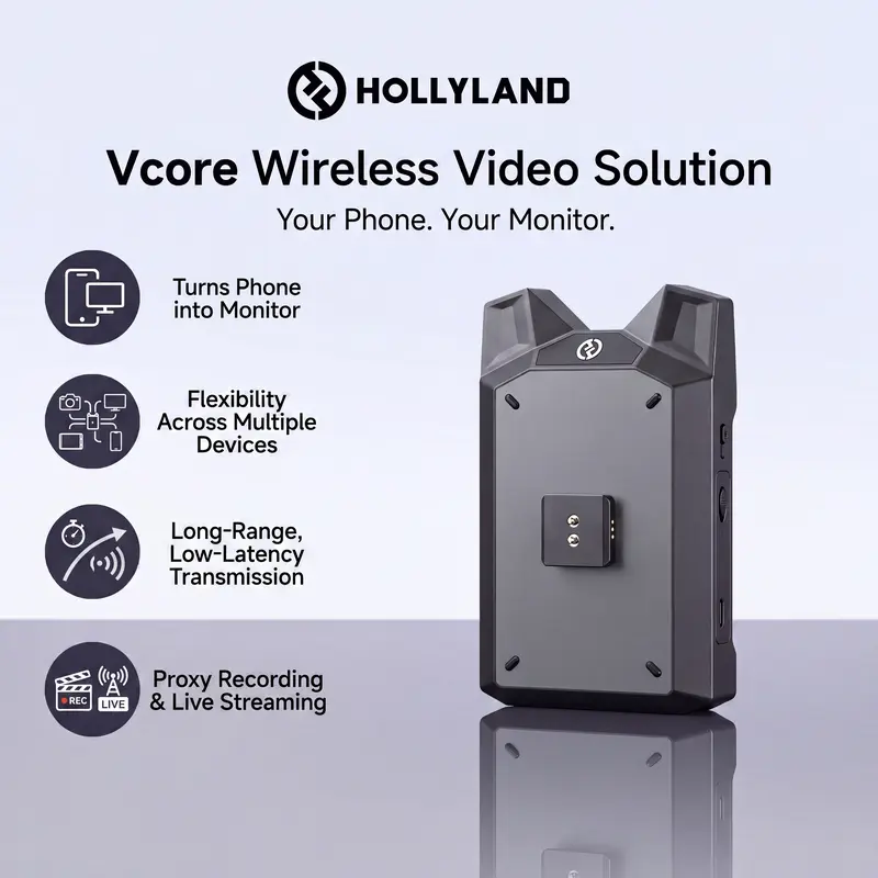 HOLLYLAND VCORE Wireless Video Transmission System with Phone ...
