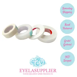 Micropore Paper Roll Micro Eyetape Isolatip Kertas Premium Plastik PE non-woven Japan Tape Jepang 4mm Tipis 900cm 9 meter