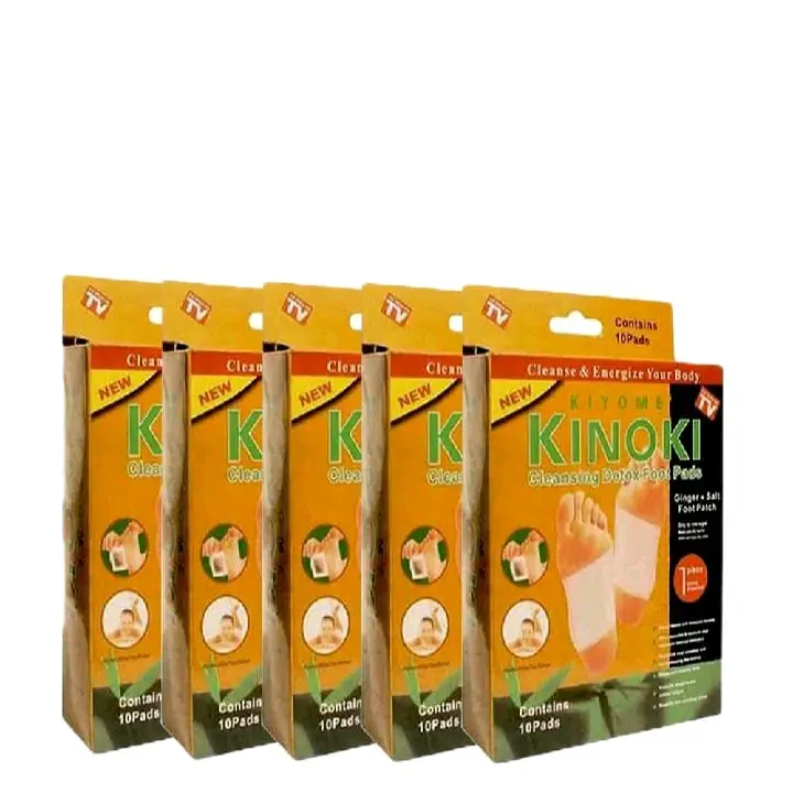 Grosiran Kosmetik PROMO Paket 5 Box Kinoki Gold Detok Foot Pads Koyo Kaki Ginger Patch Hand Promo Guncang 11.11 0