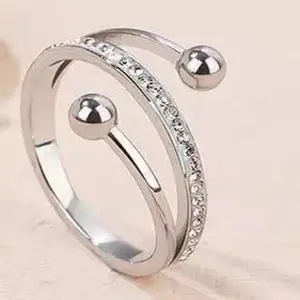 Cincin Titanium diamond Boba Lilit Model Terbaru