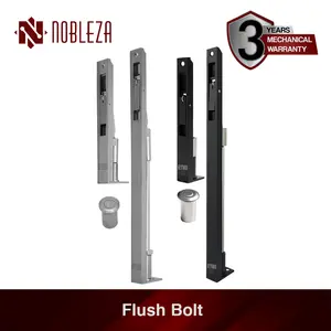 NOBLEZA Grendel Slot Tanam Flush Bolt Pintu Lubang Grendel Tanam 6 & 12 Inch