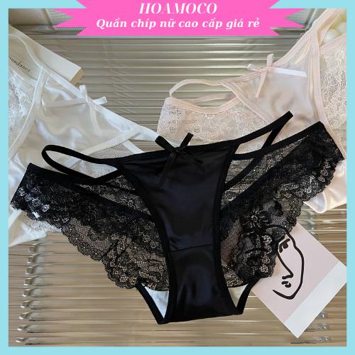 Quần Lót Nữ Ren Thiết Kế Dây Bên Hông Đan Chéo Mặt Sau Hàng Cao Cấp R61