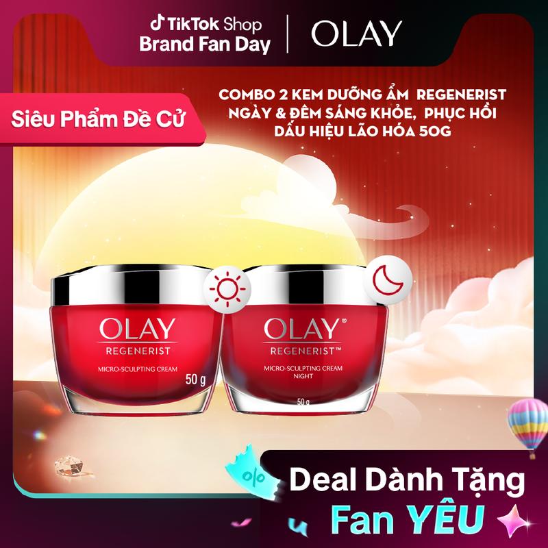 Combo 2: Kem Dưỡng Ẩm OLAY TOTAL EFFECTS 50G X2