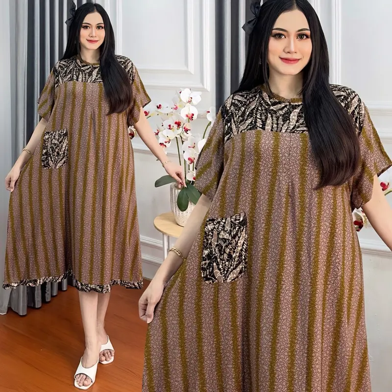 Daster Salsabil Ld 120 Rayon Premium Kekinian Bumil Busui Friendly 6