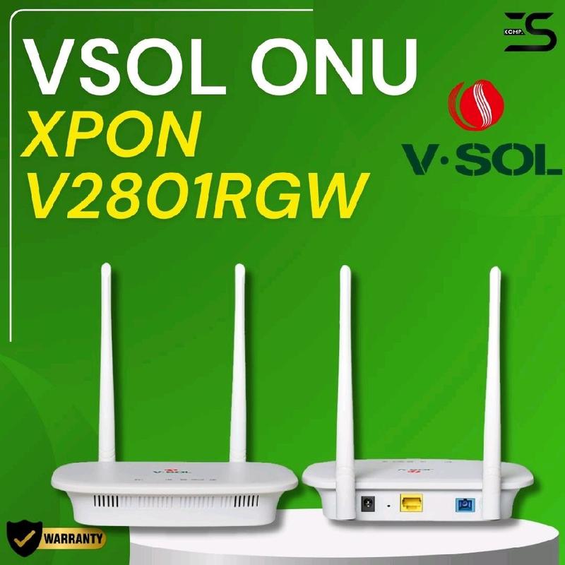 Modem VSOL XPON ONT V2801RGW 1 XPON 1GE WIFI-4 ONU V-SOL V-2801RGW ...