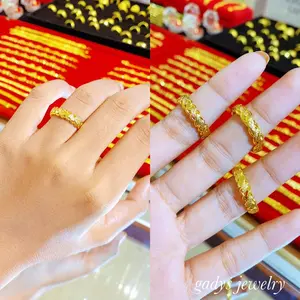 cincin rotan cincin Cewek Replika Premium Gold