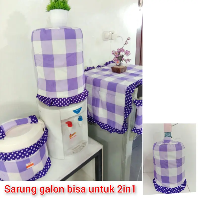 SARUNG GALON TUTUP KULKAS TUTUP MAGICOM ANEKA MOTIF 6