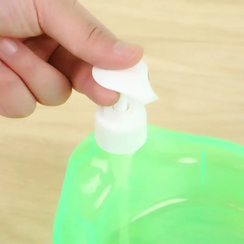Tempat Sabun Cair Cuci Piring Bentuk Bulat Soap Pump Dispenser 2in1 1000ml + Sponge Wadah Sabun MURAH MERIAH 5