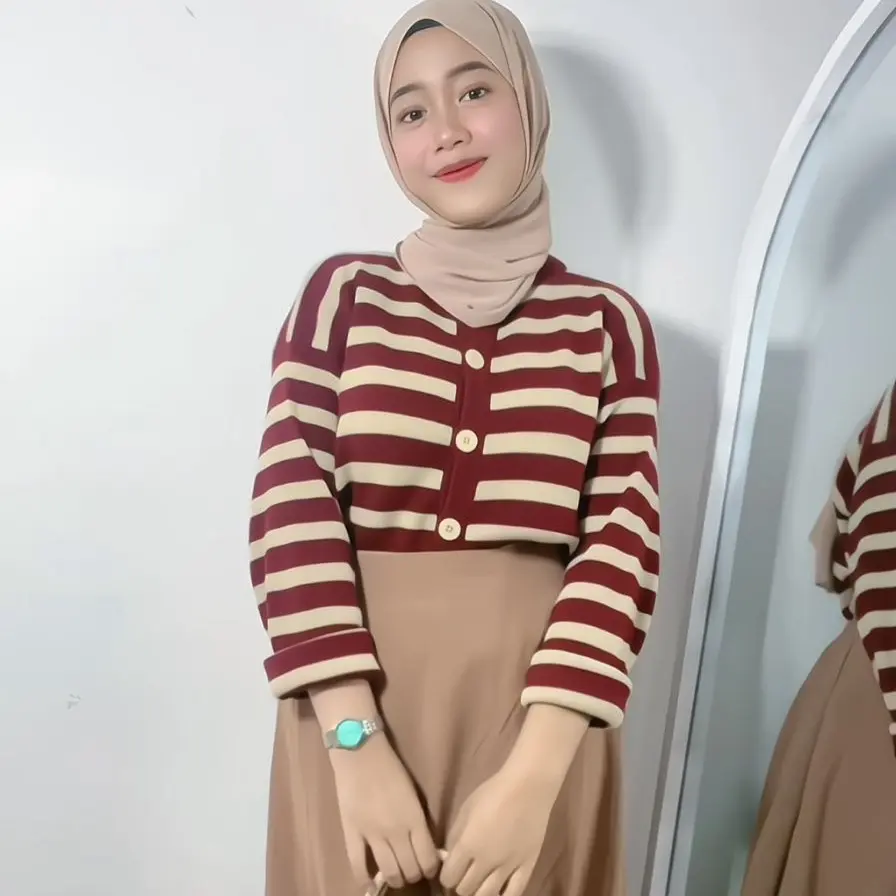 JASMINESTORE05 - Cardigan Rajut Premium - Cardigan Rajut Wanita - OOTD Wanita - Atasan Rajut - Rajut Premium  - Mels Cardigan - Jasminestore - Atasan wanita over Size Kardigan Nyaman Panjang Tangan